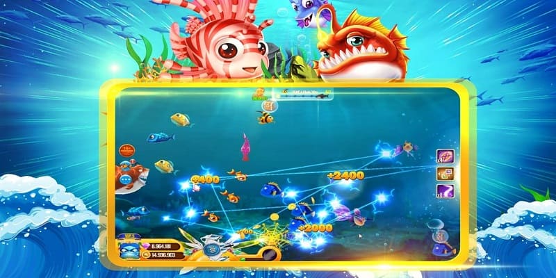 Bắn cá ăn xu có hệ thống sảnh game lớn